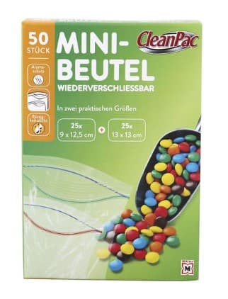 CleanPac, Mini poser, 50 stk.