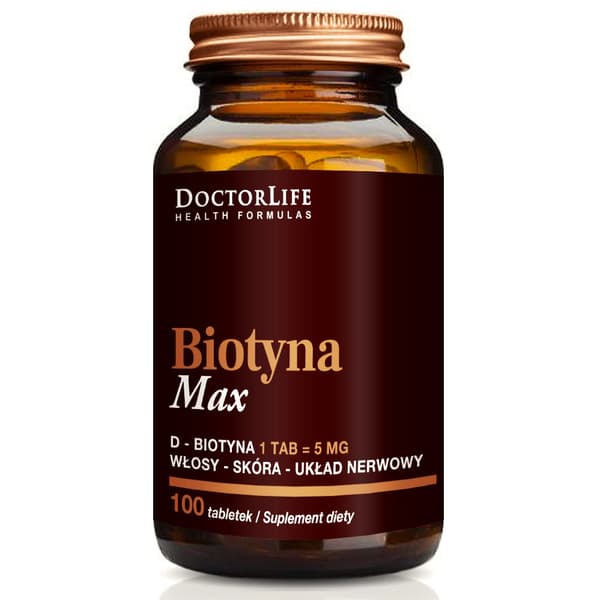 Tohtori Life - Vahva Biotiinivalmiste, 5 mg, 100 tabl.