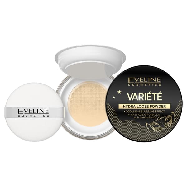 Eveline Cosmetics Kosteuttava irtopuuteri viilentävällä vaikutuksella, 5g