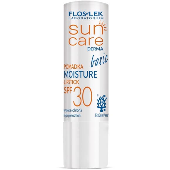 Solbeskyttende Læbepomade Floslek Sun Care Derma SPF30, 4g