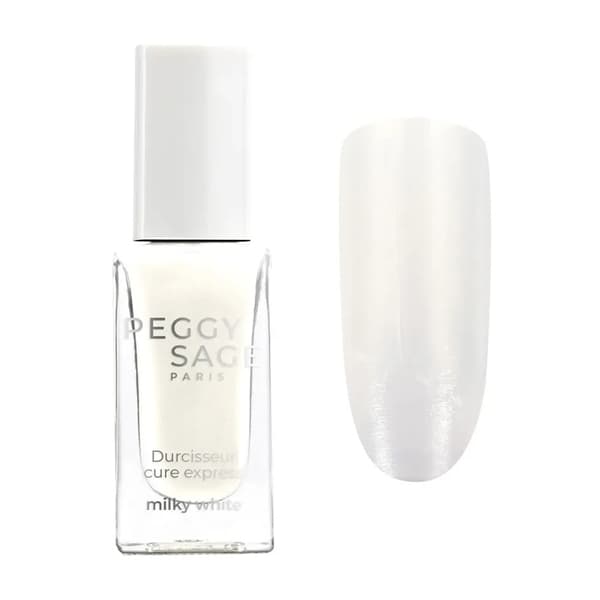 Peggy Sage Nopea Kynsien Hoitoaine, Maitomainen Valkoinen, 11 ml