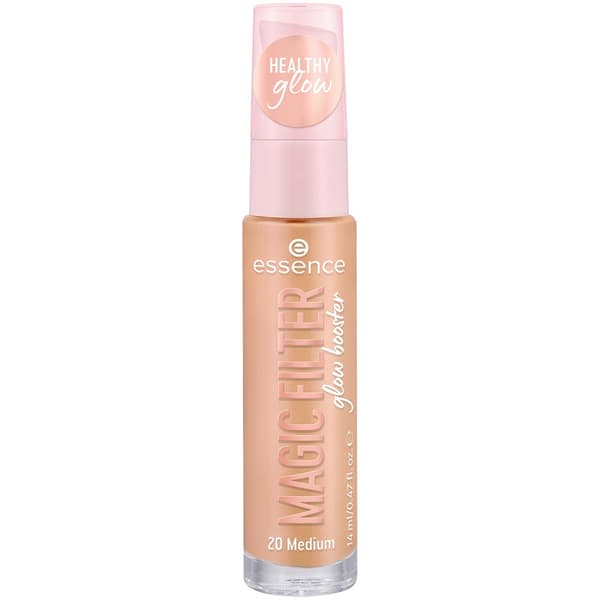 Essence Magic Filter Hehkuva Tehostaja Kevyt Nestemäinen Meikkivoide, Sävy 20 Medium, 14 ml