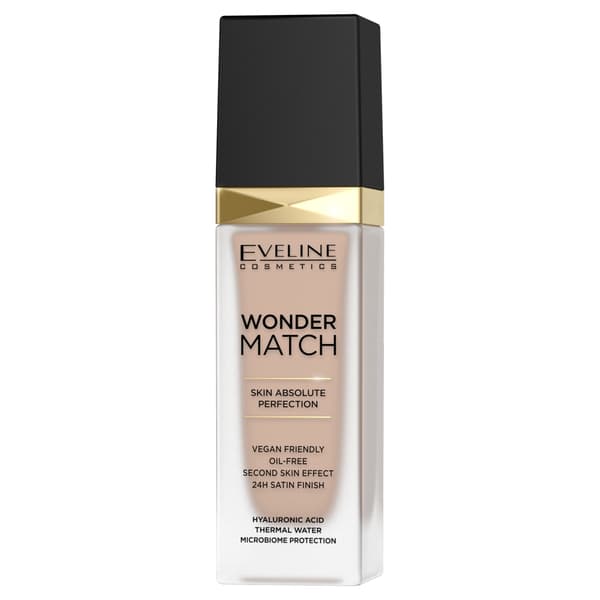 Eveline Cosmetics Wonder Match Lyxig Foundation 35 Sunny Beige, 30 ml