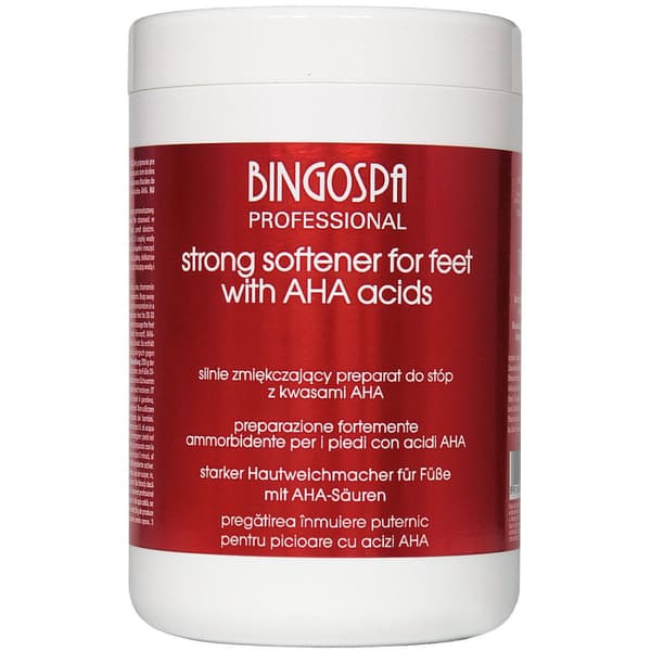 BingoSpa Tehokas jalkojen pehmentäjä AHA-hapoilla, 1000 g