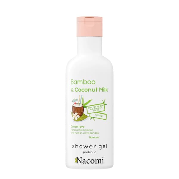 Nacomi Brusegel Bambus & Kokosmælk 300 ml