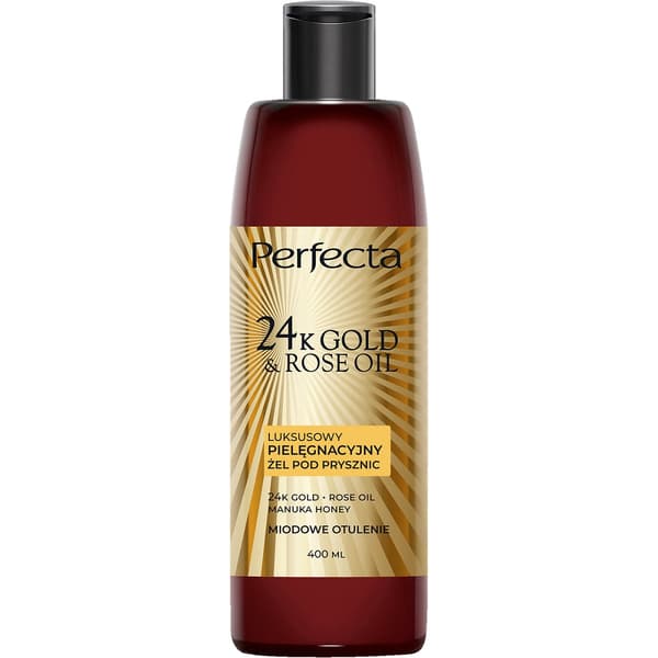 Perfecta 24K Guld & Rosenolie Brusegel Honning Omfavnelse, 400 ml
