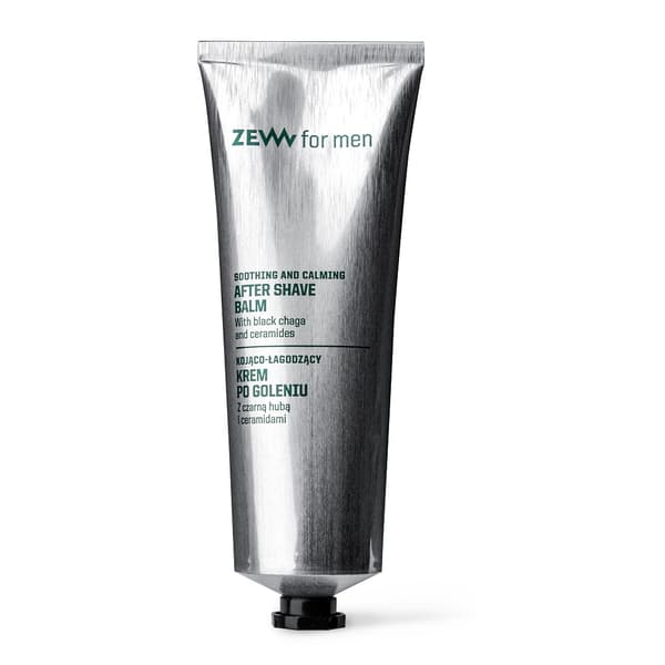 Zew För Män Lugnande After Shave Kräm med Chaga och Ceramider, 80 ml