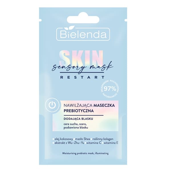 Bielenda Fuktgivande Prebiotisk Ansiktsmask, 8 g