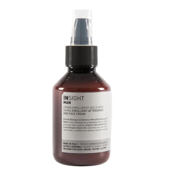 Insight Man Barber Creme til Efterbarbering og Ansigtspleje, 100 ml