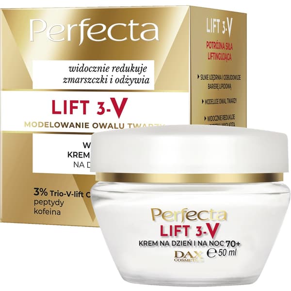 Perfecta Lift 3-V Udglattende Løftecreme til Dag og Nat 70+, 50 ml