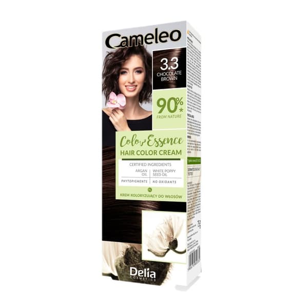 Cameleo Color Essence Hårfärgskräm 3.3 Chokladbrun, 75 g