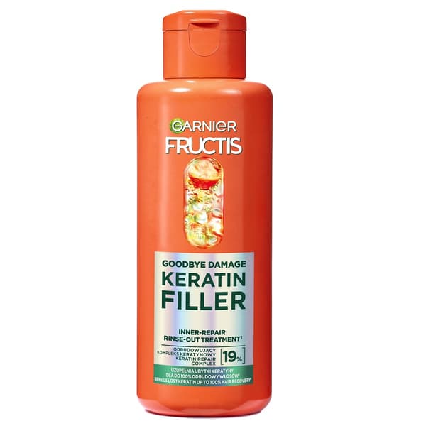 Garnier Fructis Goodbye Damage Keratin Filler Rekonstruktionskur för hår, 200 ml