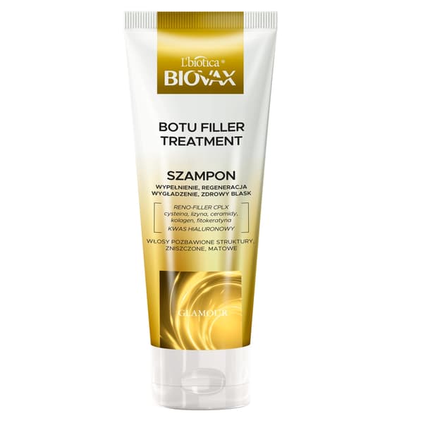 Biovax Glamour Botu Täytehoito Siloittava Shampoo, 200 ml
