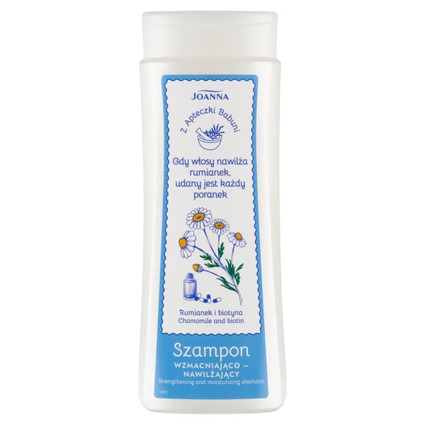 Joanna Z Apteekki Isoäidin Vahvistava ja Kosteuttava Shampoo, 300 ml