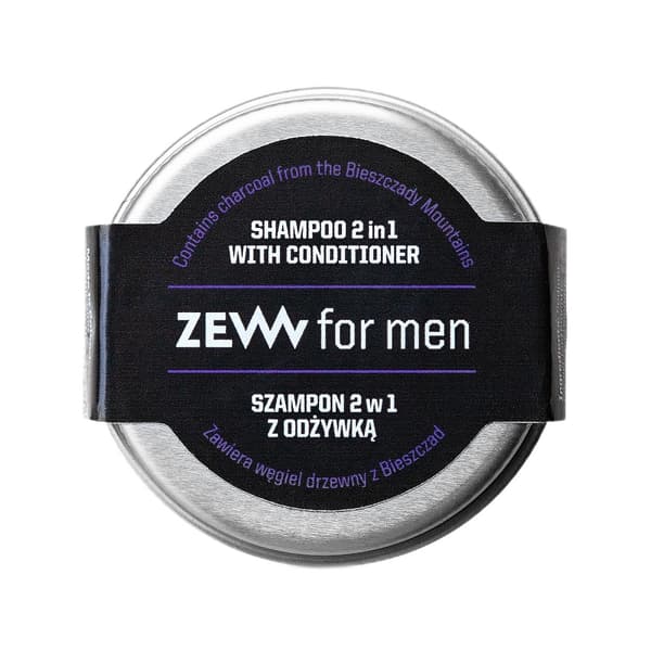 Zew For Men 2-i-1 Shampoo & Balsam med Trækul fra Bieszczady, 15 ml
