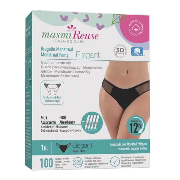 Masmi Elegant Menstruationstrusser Str. S, 1 stk