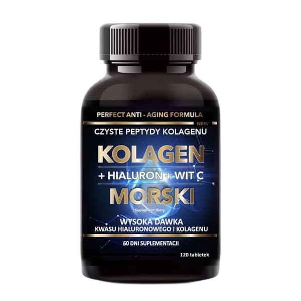 Havkollagen med Hyaluronsyre & Vitamin C, 120 tabletter