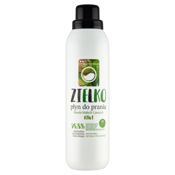 Zielko Flydende Vaskemiddel til Lyse og Hvide Stoffer, Kiwi, 1000 ml