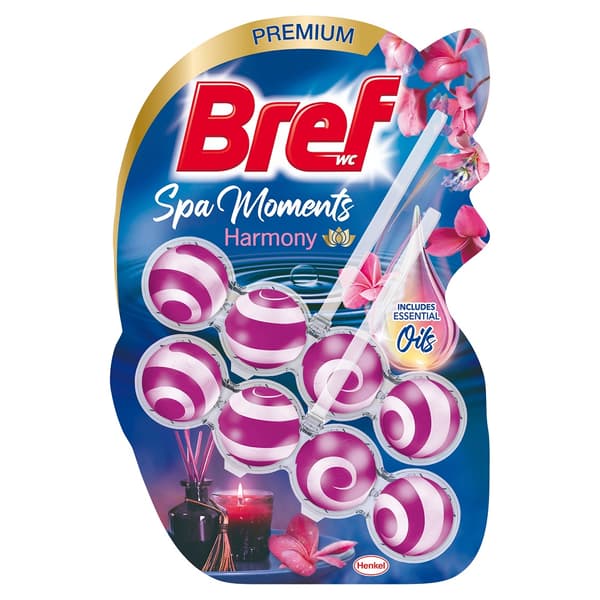 Bref Spa Øjeblikke Harmony WC-Duft- og Rengøringsophæng, 2 x 50 g