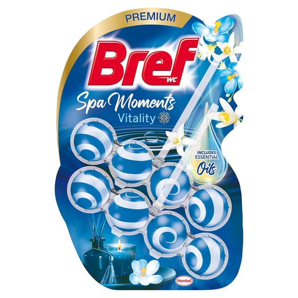 Bref Spa Moments Vitality Rengørings- og Duftophæng til Toilet 2 x 50 g
