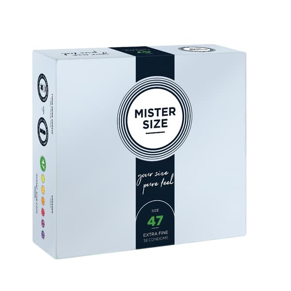 Mister Size Kondomer Anpassade för 47mm Storlek, 36 Pack