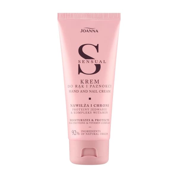 Joanna Sensual Fugtighedsgivende og Beskyttende Hånd- og Neglecreme, 100 g
