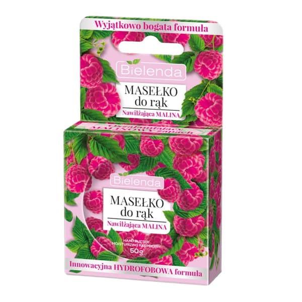 Bielenda Håndbalsam, Fugtgivende Hindbær, 50g