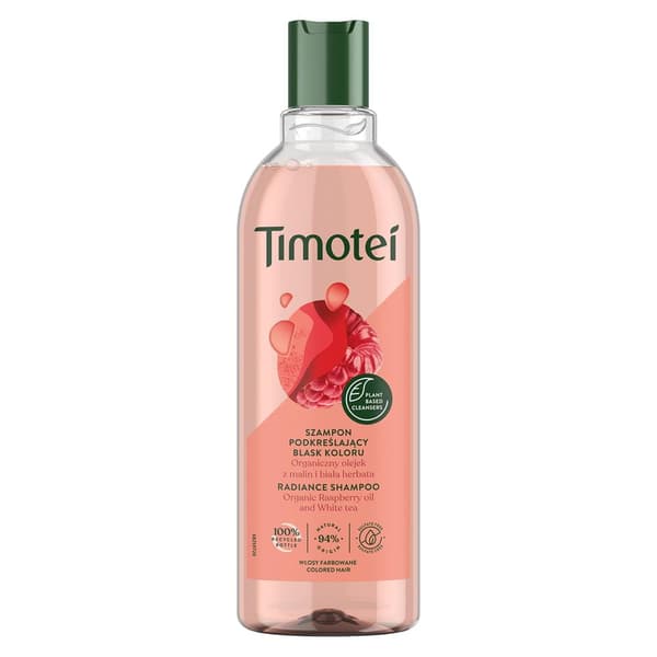 Timotei Värisuoja Shampoo Värjätyille Hiuksille, 400 ml