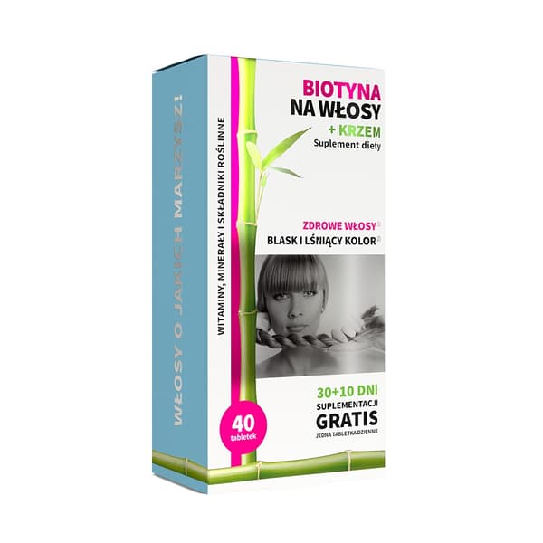 Noble Health Hårvård Biotin + Kisel, 40 tabletter