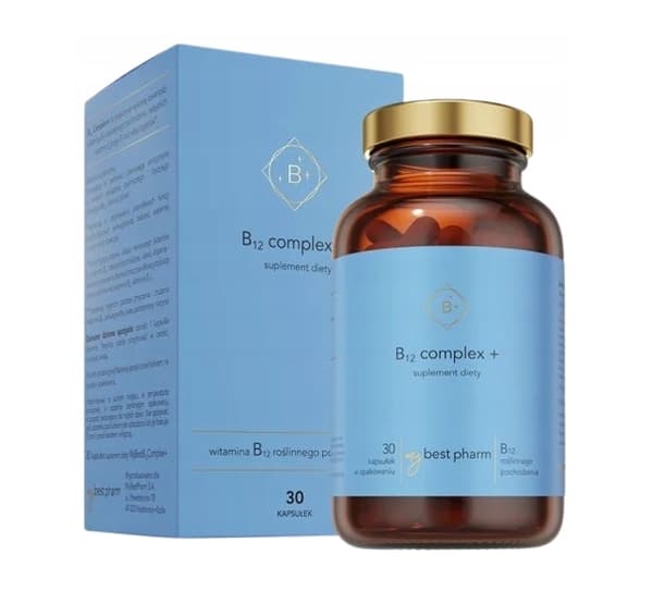 Erinomainen B12 Kompleksi+, 30 kapselia