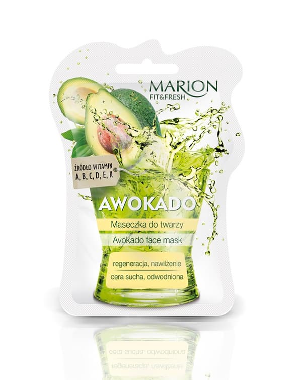 Marion Fit&Fresh Ansiktsmask med Avokado, 7,5 ml