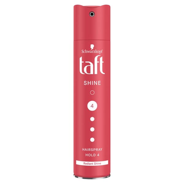 Taft Shine Hiuslakka 4, 250 ml