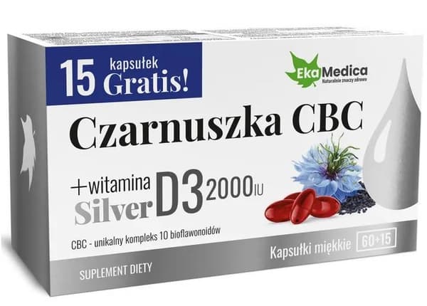 Ekamedica Hopealehtikapselit, 75 kpl