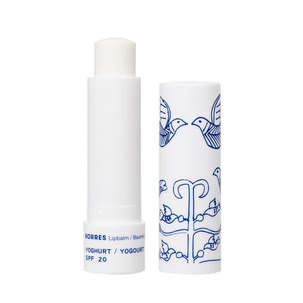 Korres Jogurtti Huulivoide SPF20, 4,5 g / Suojaa ja Ravitsee Huulia