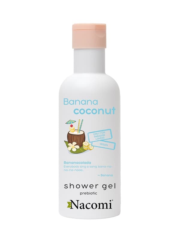 Nacomi Banan og Kokos Shower Gel, 300ml