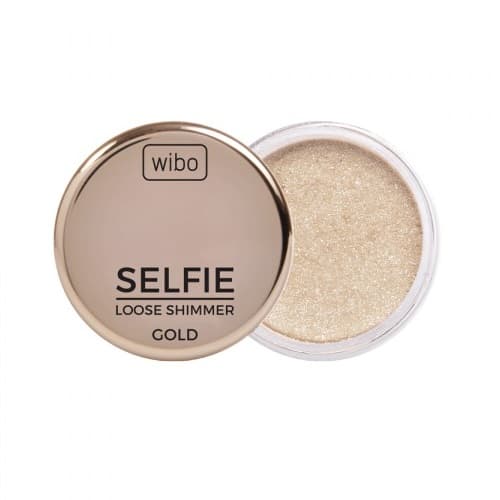 Glimtende løs shimmer highlighter til ansigtet i guld, 2g