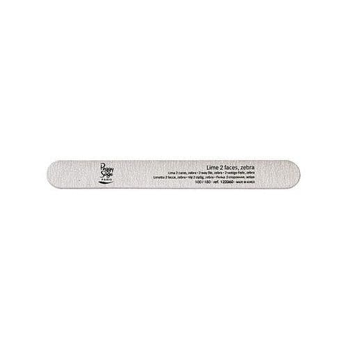 Peggy Sage Dobbelt-sidet Neglefil Rettet 80/80 Zebra, 1 stk.