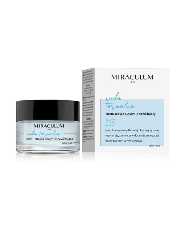 Mirakel Thermalvatten Fuktighetsgivande Krämmask, 50 ml