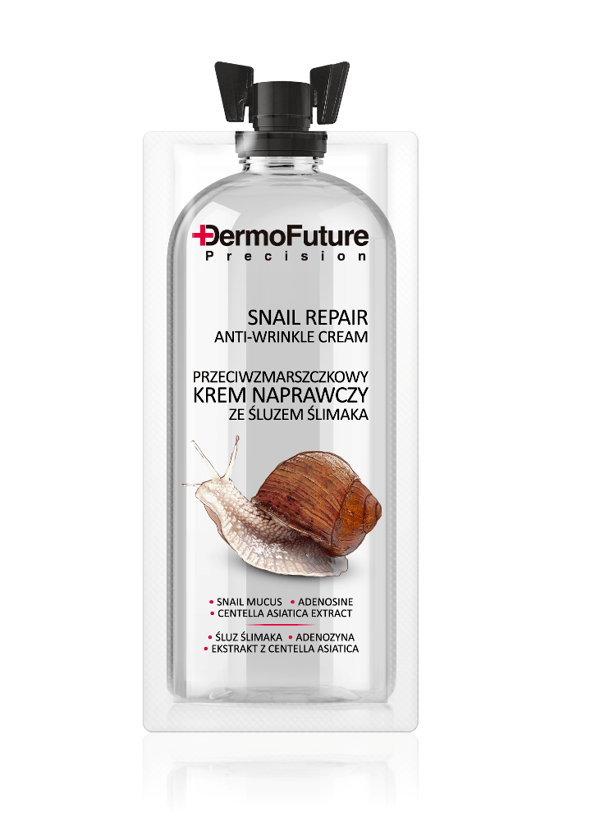 Kraftfuld Anti-rynke Reparationscreme med Snegleslim Eksrakt 12 ml