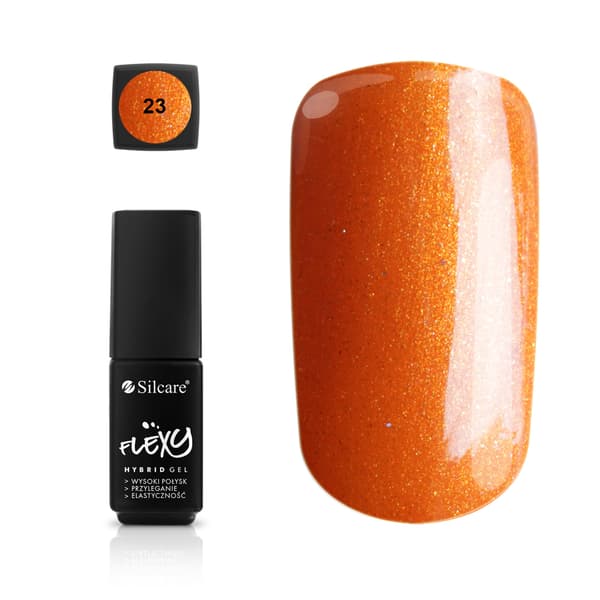 Silcare Flexy Hybrid Nagellack för naglar 23, 4,5g