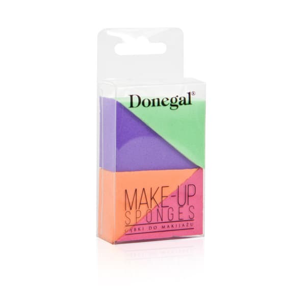 Donegal Makeupsvamp, Triangelformad, 4-pack