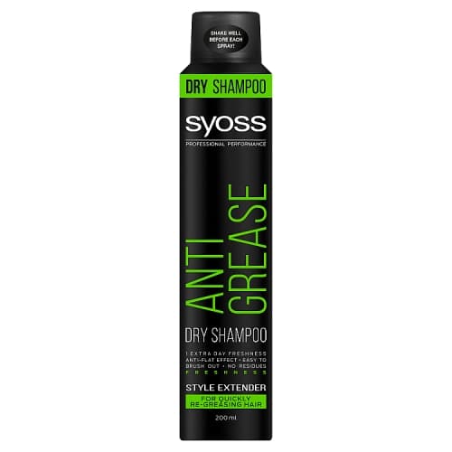 Syoss Anti Oil Kuivashampoo rasvoittuville hiuksille, 200 ml