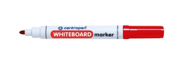 Rød whiteboard marker til skole og kontor, genanvendelig og let at bruge. Perfekt til understregning og skrivning. Miljøvenlig og holdbar løsning.