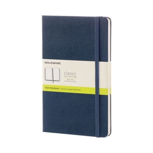 Anteckningsbok Moleskine Classic L Slätt Safirblå