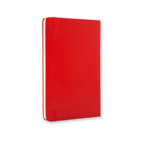 Muistiinpanoväline P Moleskine Classic viivoilla, punainen