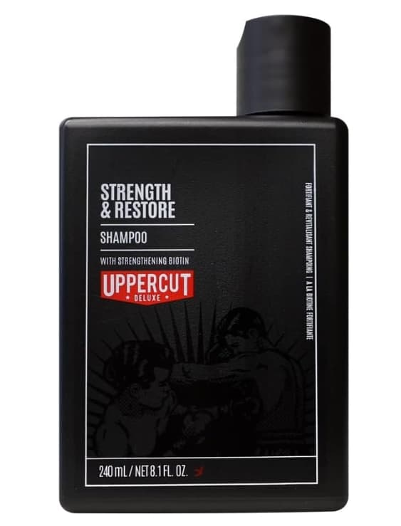 Uppercut Deluxe Styrke & Restore Hårshampoo, 240ml