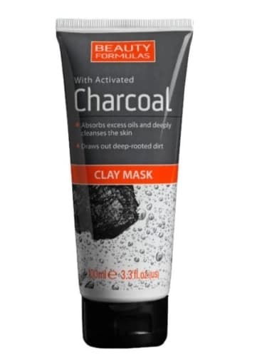 Aktivt Kul Ansigtmaske fra Beauty Formulas, 100 ml