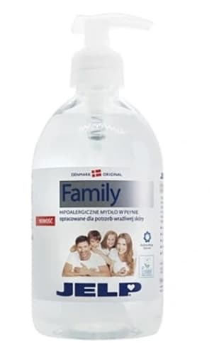 Jelp Familie Hypoallergen Flydende Sæbe, 500 ml