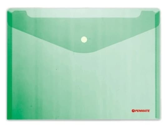 Grøn A4 konvolutmappe