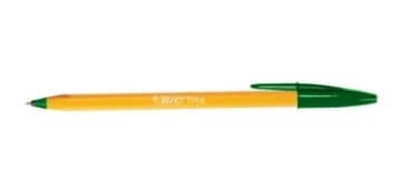 Klassiskt Skrivredskap: BIC Penna i Snygg Grön Färg